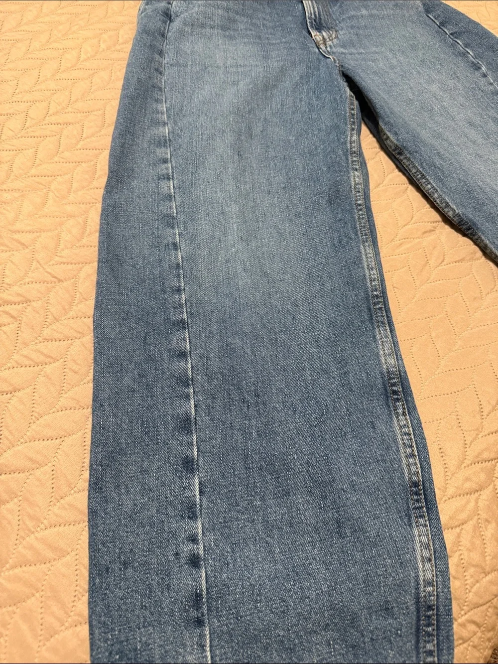ZARA ANKLE RELAXED DENIM JEANS